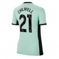 Chelsea Ben Chilwell #21 Tredjedrakt Dame 2023-24 Kortermet